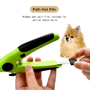 Custom Led Light Stainless Steel <strong>Dogs</strong> Pet <strong>Nail</strong> Scissor Clipper and Trimmer with <strong>Nail</strong> <strong>File</strong> - Product Image 4