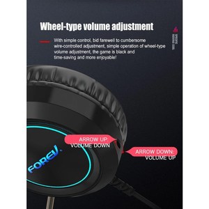 Auriculares para juegos Forev con audio virtual 7.1 e iluminación LED para PC, PS4 y Xbox - Product Image 3