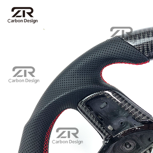 Volante Deportivo de Fibra de Carbono para <span class=keywords><strong>Audi</strong></span> TT TTS TTRS R8 V8 <span class=keywords><strong>V10</strong></span> A3 A4 A5 S3 S4 S5 RS5 B8 A6 S6 RS6 C6 RS4 B7 Q5 Q7 A8 S8 - Product Image 3