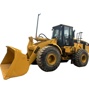 Chargeur sur pneus original japonais Caterpillar 966H 980G Matériel de construction utilisé CAT 966L Chargeur sur pneus avant - Product Image 1
