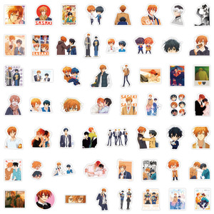 สติกเกอร์ลายการ์ตูนญี่ปุ่น BL มังงะ 55 ชิ้น สำหรับตกแต่งแล็ปท็อป สเก็ตบอร์ด ขวดน้ำ DIY ลายซาซากิและมิยาโนะ - Product Image 5