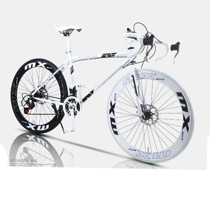 Vélo de route en acier à 24 vitesses OEM pour hommes - Vélo de course de haute qualité avec frein à disque et roues en alliage d'aluminium - Product Image 4