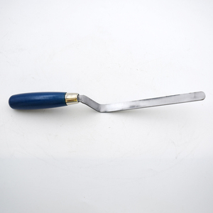Outils de maçonnerie industriels de 12 mm, manche en bois, truelle de maçonnerie, acier au carbone, acier inoxydable, truelle à calfeutrer, plâtre - Product Image 2