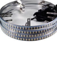 KingShowStar 12V double rangée de feux de dessous de caisse blancs illuminés par LED blanc pur à double rangée de feux de roue pour camion ATV voiture