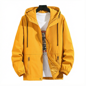 Blouson Bomber Moto Homme Noir Rembourré à Col Rond et Capuche, Écologique, Antibactérien, Sensation Haut de Gamme, Élégant - Product Image 1