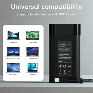 Cargador de Laptop USB C de 65W, Adaptador de Corriente CA para Computadora Portátil, Cargador Portátil Tipo C PD para HP, Lenovo, Asus, Dell, <span class=keywords><strong>Apple</strong></span> - Product Image 6