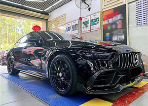 BS Style Carbon Fiber Front <strong>Spoiler</strong> Lip for Mercedes Benz AMG GT50 GT53 - Product Image 3