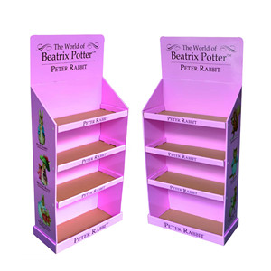Custom Retail Store Paper Display Racks Promotion Free Standing Corrugated <strong>Stand</strong> Cardboard Floor Display <strong>Stand</strong> - Product Image 1