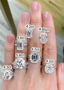 Icewald IGI chứng nhận 0.5ct đến 5ct phạm vi đầy tổng hợp vuông rạng rỡ cắt phòng thí nghiệm phát triển kim cương màu D hpht cvd lỏng đá quý - Product Image 5