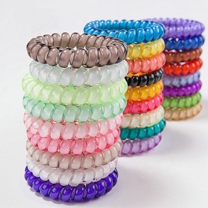 Accessoires pour <span class=keywords><strong>cheveux</strong></span> fluorescents en plastique, couleur noir, bande de <span class=keywords><strong>cheveux</strong></span>, <span class=keywords><strong>fil</strong></span> de téléphone, cravate de <span class=keywords><strong>cheveux</strong></span>, élastique - Product Image 2