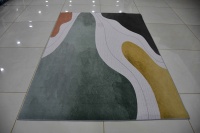 Nordic Abstract Cream Smooth Handmade Center Teppiche und Teppiche