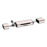 Adaptador OTG inteligente, lector de tarjetas de memoria, Micro USB tipo C SD TF, lector de tarjetas de teléfono móvil