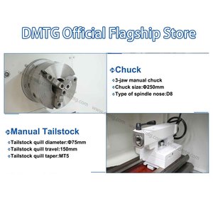 GT dmtg ck6150 giường phẳng <span class=keywords><strong>CNC</strong></span> máy tiện cho kim loại torno <span class=keywords><strong>CNC</strong></span> máy tiện dalian nhà máy <span class=keywords><strong>CNC</strong></span> Nhà cung cấp máy tiện - Product Image 4