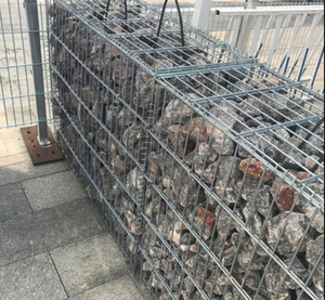 Chất lượng cao lỗ vuông mạ kẽm xây dựng lưới rọ đá, kiểm soát lũ đơn giản, bảo vệ mái dốc, cảnh quan sân vườn - Product Image 6