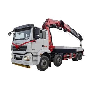 Shacman Delong 16 Ton Folding <b>Arm</b> <b>Crane</b> Truck 8x4 Folding Boom <b>Lorry</b> <b>Crane</b> for Engineering Lifting - Product Image 1