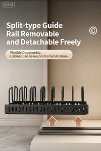 <span class=keywords><strong>Organisateur</strong></span> de <span class=keywords><strong>tiroir</strong></span> de cuisine sous l'évier, support de rangement coulissant pour couvercles de casseroles et poêles, détachable, vente en gros - Product Image 6