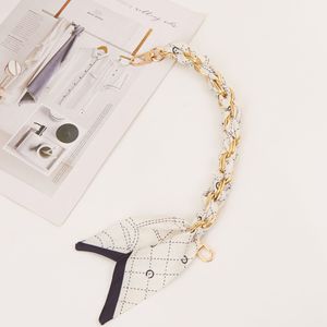 Porte-clés populaires en soie tissée pour sacs, breloques décoratives pour sacs à main féminins, accessoires pour clés de voiture, vente en gros - Product Image 2