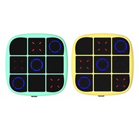 Échiquier électronique Tic Tac Toe avec écran couleur, 198 jeux, jouet éducatif multifonctionnel pour enfants, jeu interactif