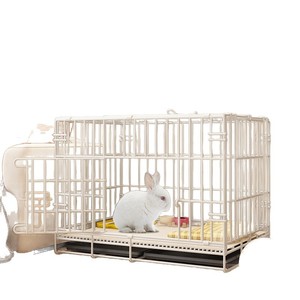 Rabbit Cage Large Size Steel Wire Rectangle Foldable Durable Indoor Use For Small Rabbits - Product Image 5