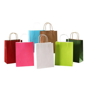 Bolsas de Papel Kraft Marrón Clásicas Personalizadas con Asas, Impresión Flexográfica, Reciclables, para Llevar Comida y Leche - Product Image 4
