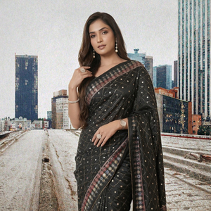 Nouvelle Robe Boubou Femme, Vêtements Africains, Tenues Saree/Sari/Shari, Coton Imprimé Gaufré, Séchage Rapide, Élégante, Pour Fête, Longueur Standard - Product Image 2