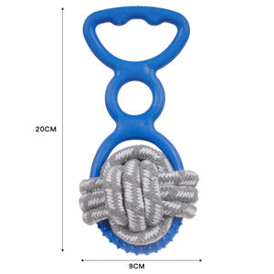 Fabricant de gros Échantillons gratuits Ensemble de jouets pour chien Tpr en corde de coton à mâcher indestructible - Product Image 6