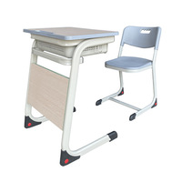 Table d'étude de haute qualité pour étudiants, articles de papeterie pour l'école, ensemble bureau et chaise