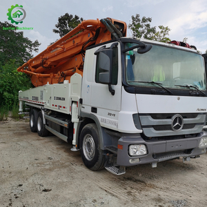 รถปั๊มคอนกรีต Zoomlion 47 เมตร มือสอง พร้อมแชสซี BENZ ระบบไฮดรอลิกพับได้ รุ่นปี 2021 ผลิตภาพ 140 เมตร/ชม. ขาย - Product Image 3