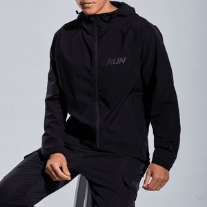 LULU Quick Drying Clothes Men's Autumn Sports Long-sleeved <strong>Jacket</strong> Hooded Loose Training Wear Outdoor Running Windbreaker <strong>Jacket</strong> - Product Image 2