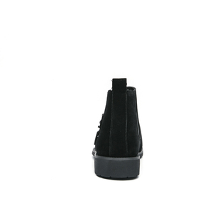 Bottes <span class=keywords><strong>Chelsea</strong></span> pour hommes, chaussures de travail, bottes Martin, bottines courtes, bottes de sécurité, bottes Chukka en microfibre et cuir <span class=keywords><strong>nubuck</strong></span>, mi-hautes - Product Image 4