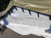 Tente d'hiver en toile PVC 4 saisons avec doublure intérieure isolée, structure métallique à 3 couches, pour 20 à 40 personnes, Russie Kazakhstan