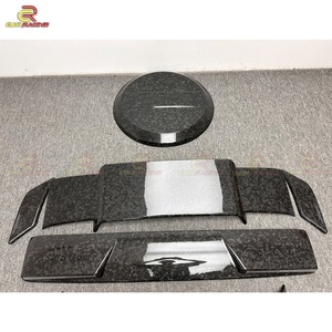 ชุดแต่งตัวถังรถยนต์คาร์บอนฟอร์จแบบ B Style สำหรับ Mercedes Benz G Wagon W464 G63 AMG G500 ปี 2019-2024 ฝากระโปรงหน้า สปอยเลอร์ ปีกหลัง ฝาครอบยางอะไหล่ - Product Image 5