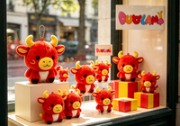 Peluche OEM de haute qualité en tissu doux pour enfants, idéale comme cadeau promotionnel d'entreprise