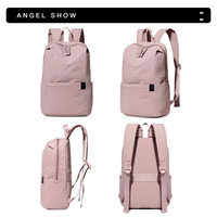 Mochila clásica Lote pequeño LOGO personalizado Bolsa de regalo de tela de nailon impermeable Se puede imprimir con nombre y patrón de color
