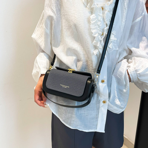 Sacs à main élégants rétro pour femmes 2026, sacs à main en cuir PU à blocs de couleur, petits sacs à bandoulière - Product Image 3