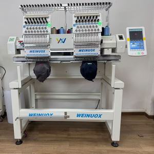 Máquina de Bordar Computarizada de Doble Cabezal Tipo C con 12/15 Agujas, Área Grande de 400*500 mm, para Bordar Gorras, Prendas Planas y Camisetas - Product Image 2