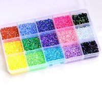 40000 pièces de strass en résine gelée, 28 couleurs, 3mm, à dos plat, kit de loisirs créatifs éblouissant, 3 pièces de colle pour chaussures et nail art