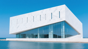 Đá Cẩm Thạch hiện đại không thấm nước CNC Laser cắt thiết kế kiến trúc cho bên ngoài bức tường bức màn bức tường cho đá biệt thự khách sạn & Bảo Tàng - Product Image 4