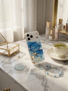 Coque de téléphone personnalisée IMD avec décoration en relief, effet tourbillon scintillant, protection antichoc pour <span class=keywords><strong>iPhone</strong></span> 15 16 17 <span class=keywords><strong>Pro</strong></span> - Product Image 2