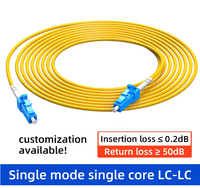 Kabel Patch Fiber Optik Berkualitas Tinggi Single Mode Multimode SC LC FC ST UPC APC untuk FTTH Pusat Data