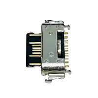 Conector USB-C Hembra de Montaje Medio SMT de 16 Pines, Receptáculo USB 3.1 Tipo C para Banco de Energía, Reloj Inteligente y Electrónica de Consumo