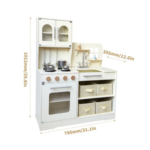 Ensemble de <span class=keywords><strong>cuisine</strong></span> <span class=keywords><strong>en</strong></span> <span class=keywords><strong>bois</strong></span> Montessori pour enfants, grand ensemble de jeu de simulation de <span class=keywords><strong>cuisine</strong></span> avec four, évier, armoire de rangement, <span class=keywords><strong>jouet</strong></span> éducatif <span class=keywords><strong>en</strong></span> <span class=keywords><strong>bois</strong></span> - Product Image 6
