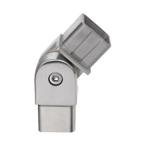 Connecteur de tube de main courante carré de 40 mm en acier inoxydable <span class=keywords><strong>réglable</strong></span> - Product Image 2