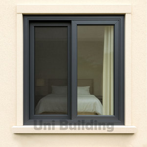 Finestre Scorrevoli <span class=keywords><strong>in</strong></span> <span class=keywords><strong>Alluminio</strong></span> con Doppio Vetro Temperato e Design a Rete per Sicurezza e Ventilazione <span class=keywords><strong>in</strong></span> Case e Appartamenti <span class=keywords><strong>Moderni</strong></span>, con Griglia - Product Image 6