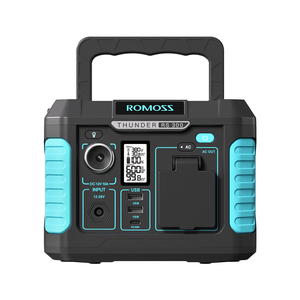 สถานีไฟฟ้าพกพา 300W <span class=keywords><strong>ROMOSS</strong></span> 231Wh แบตเตอรี่ลิเธียมสำรองสำหรับตั้งแคมป์ เครื่องกำเนิดไฟฟ้าพลังงานแสงอาทิตย์ พร้อมเต้ารับไฟฟ้ากระแสสลับ 120V 22V แบบ Pure Sine Wave - Product Image 2