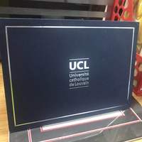 Cubierta de Diploma de Papel Personalizada con Borde Dorado, Porta Certificados para Premios de Graduación
