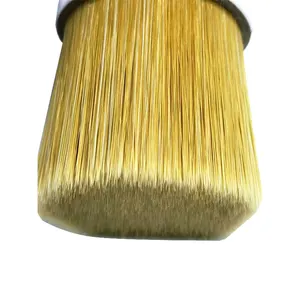 Hot Sale Wall Painting Tools Bristle Synthetic Fiber PBT Bristle Paint Brush Sharpened Filaments