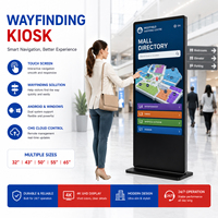 Kiosco de Señalización Digital Android con Pantalla Táctil para Interiores, de Autoservicio, para Negocios, con Sistema de Orientación y Pantalla LCD Publicitaria para Centros Comerciales