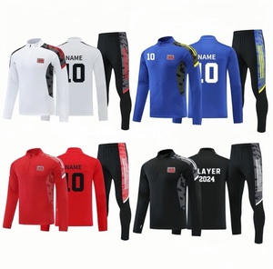 Zip Short White <span class=keywords><strong>Half</strong></span> <span class=keywords><strong>Two</strong></span> Piece Set Fondo Mens Tree Digital Impreso Poliéster Quarter Chándal - Product Image 4