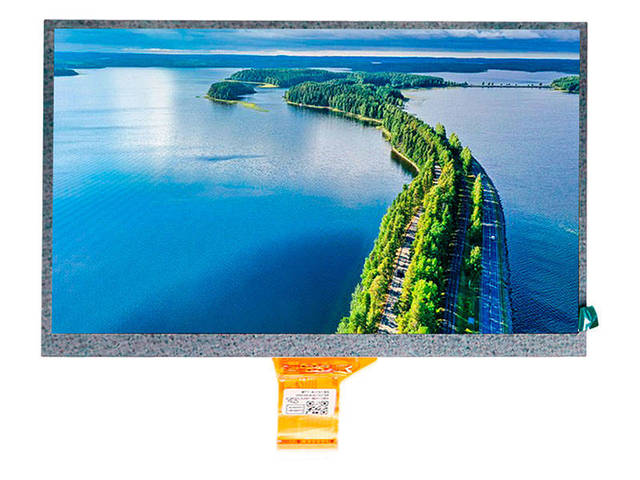 10.1 Inch LCD Automotive Grade Capacitive Touch Screen 1024x600 Resolution for Car Dashboard Navigation Rear Seat Entertainment